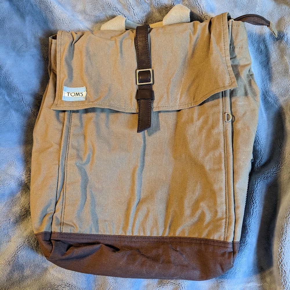 Toms canvas backpack